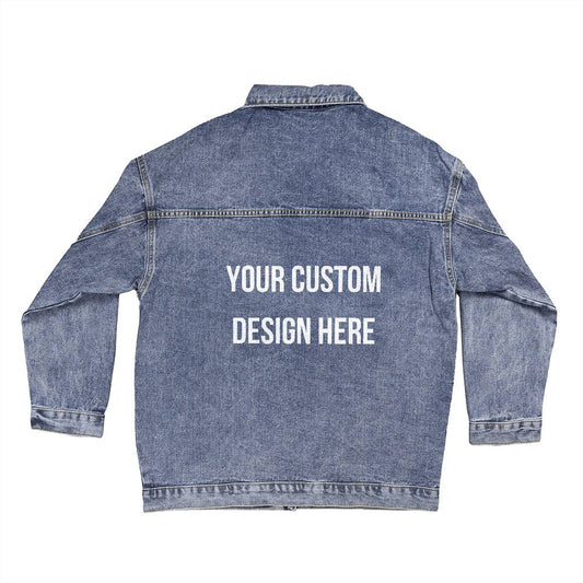 Your Custom Design Women's Oversized Denim Jacket