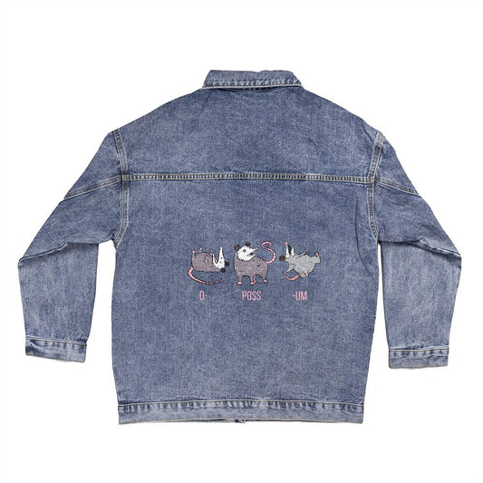 Opossum Women's Oversized Denim Jacket