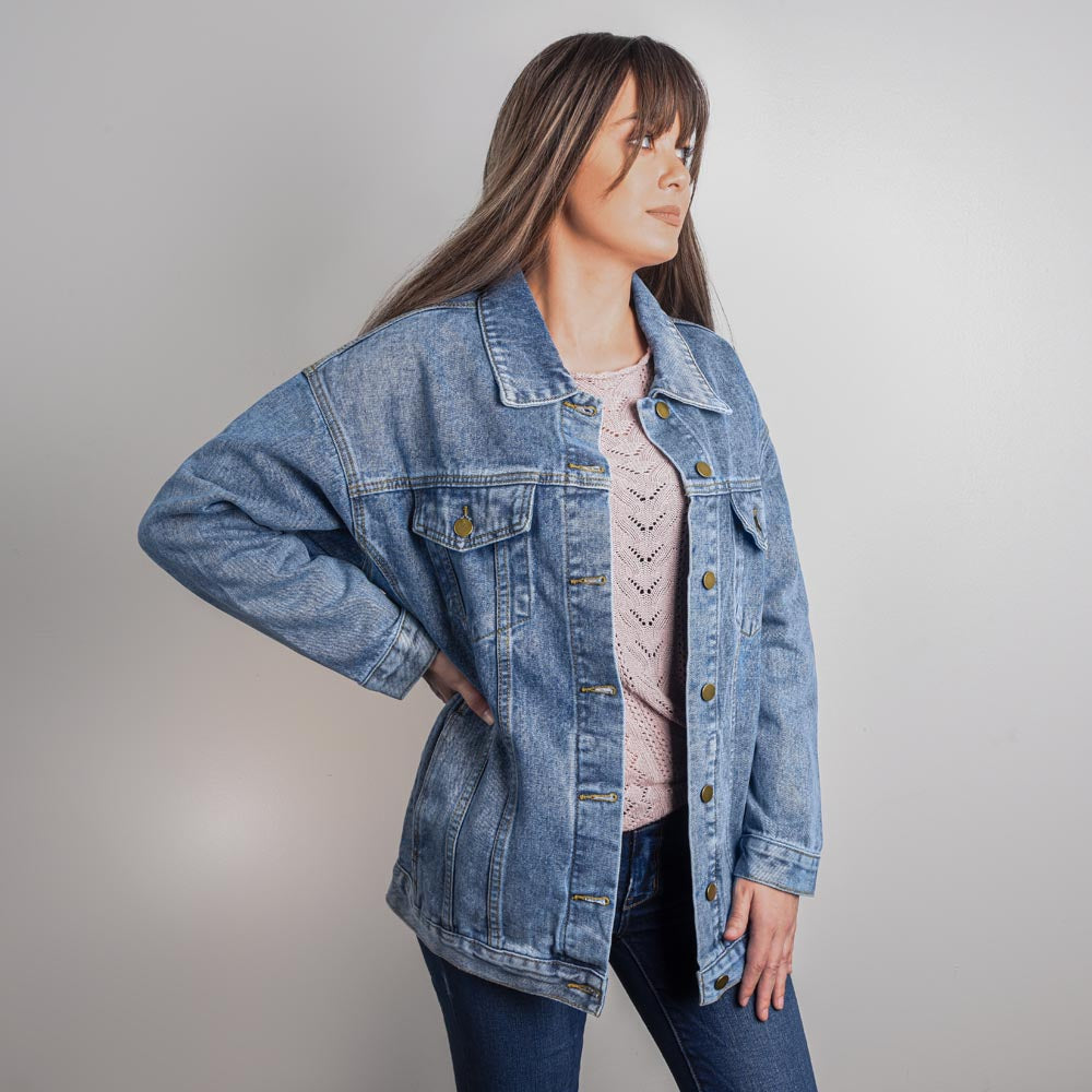 Ciao Bella Oversized Women's Denim Jacket