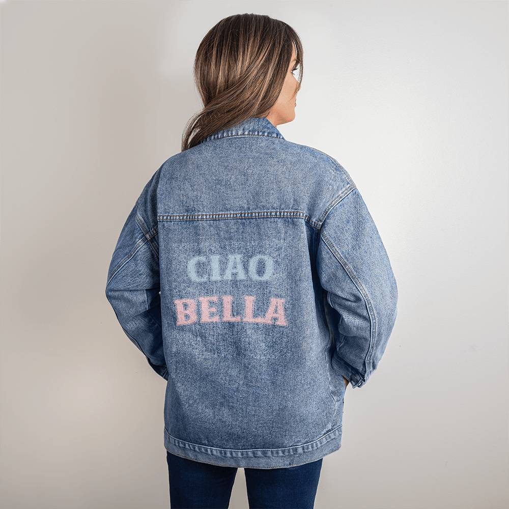 Ciao Bella Oversized Women's Denim Jacket