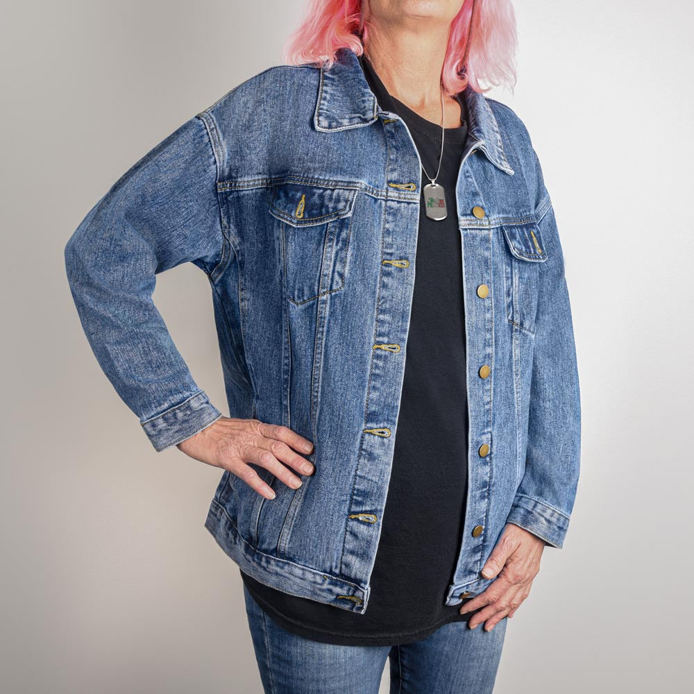 Ciao Bella Oversized Women's Denim Jacket