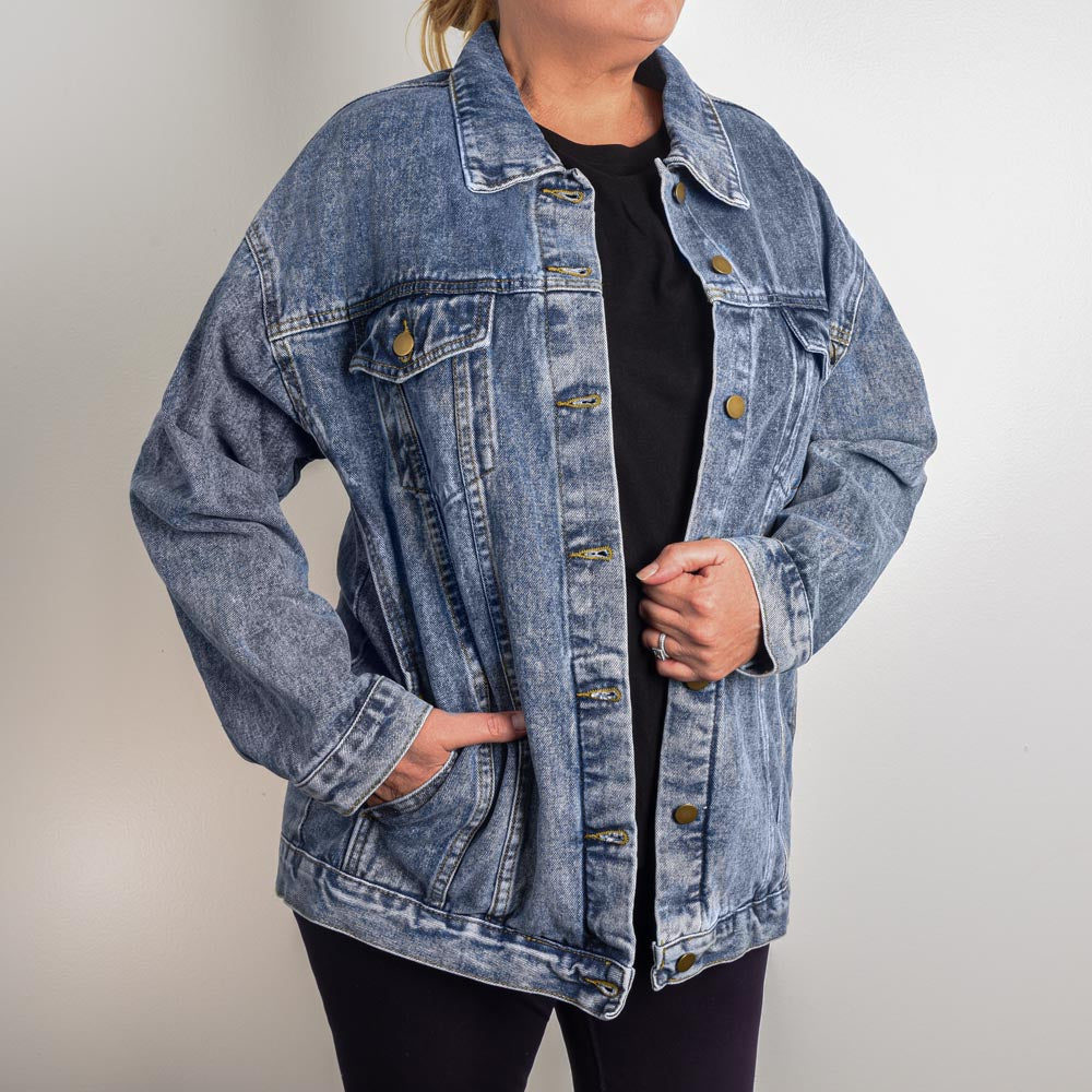 Ciao Bella Oversized Women's Denim Jacket